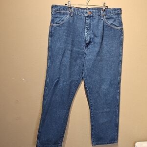 Wrangler Vintage Cowboy Cut Western Relaxed Fit Jeans Size 40 31MWZ Dark Wash